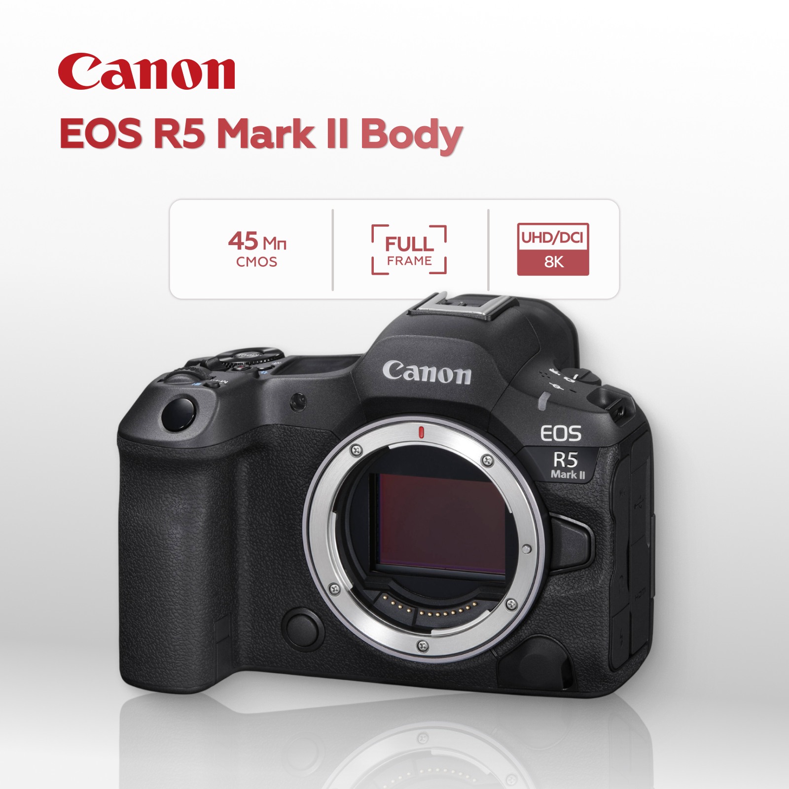 Беззеркальный фотоаппарат Canon EOS R5 Mark II Body