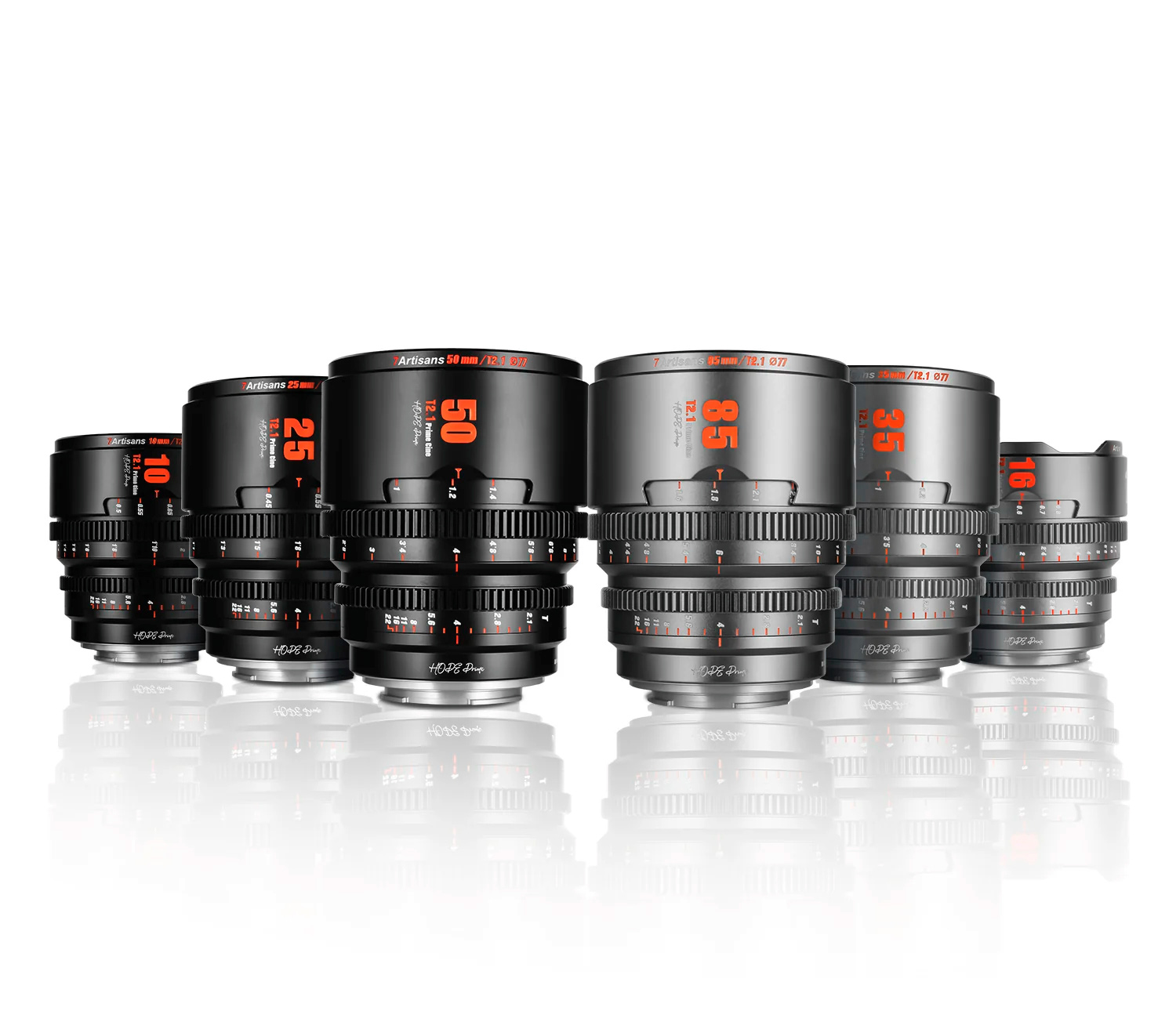 Объектив 7Artisans 85mm T2.1 Hope Prime Micro 4/3, черный
