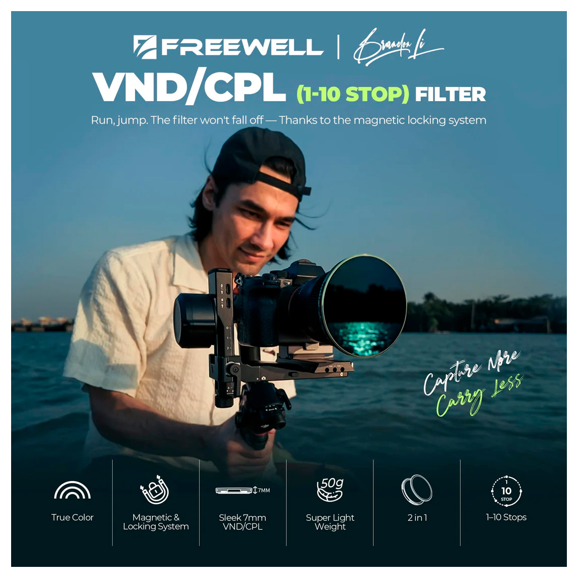 Набор фильтров Freewell Brandon Li Variable ND/CPL Basic Kit 77mm