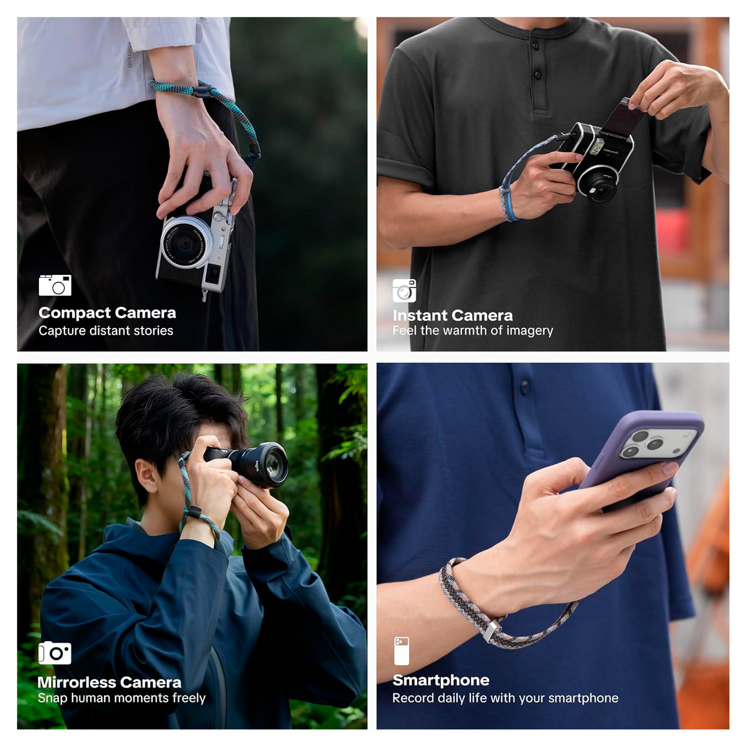 Ремень PGYTECH Camera Wrist Strap Slim Outdoor, цвет Wilderness Green