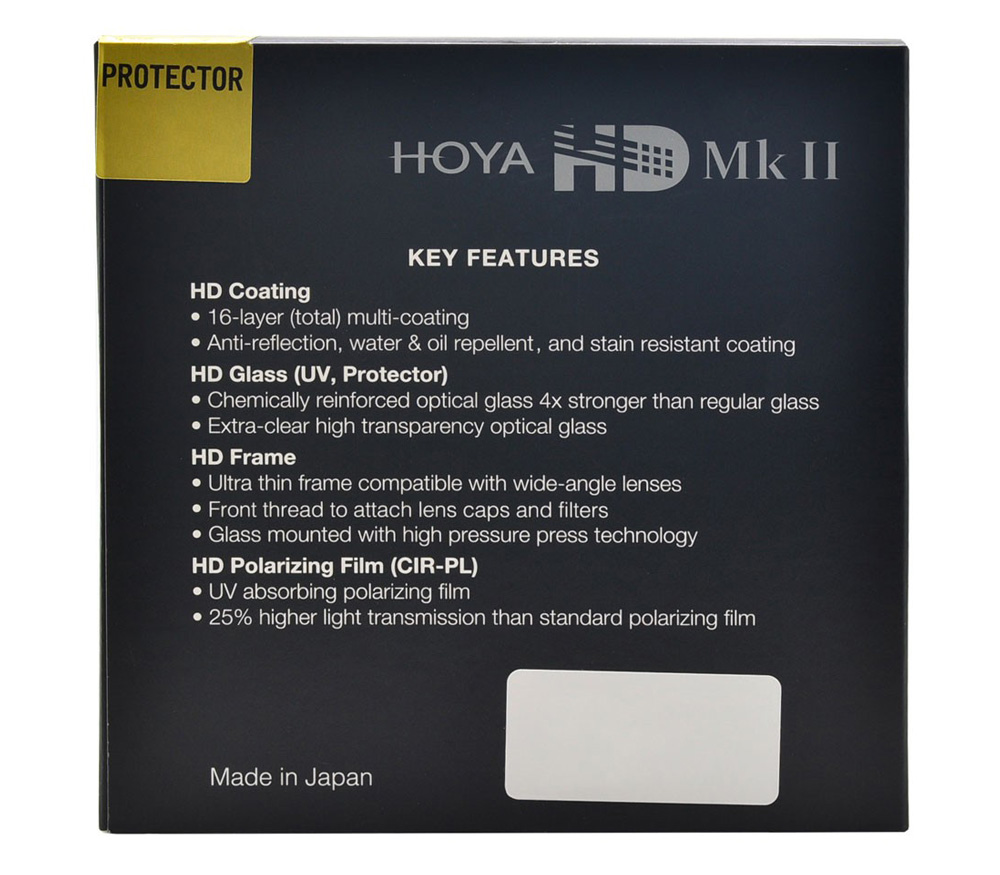 Светофильтр Hoya Protector HD Mk II 58 mm