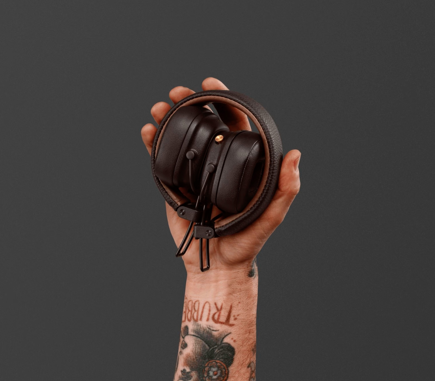 Беспроводные наушники Marshall Electronics Major IV, коричневые