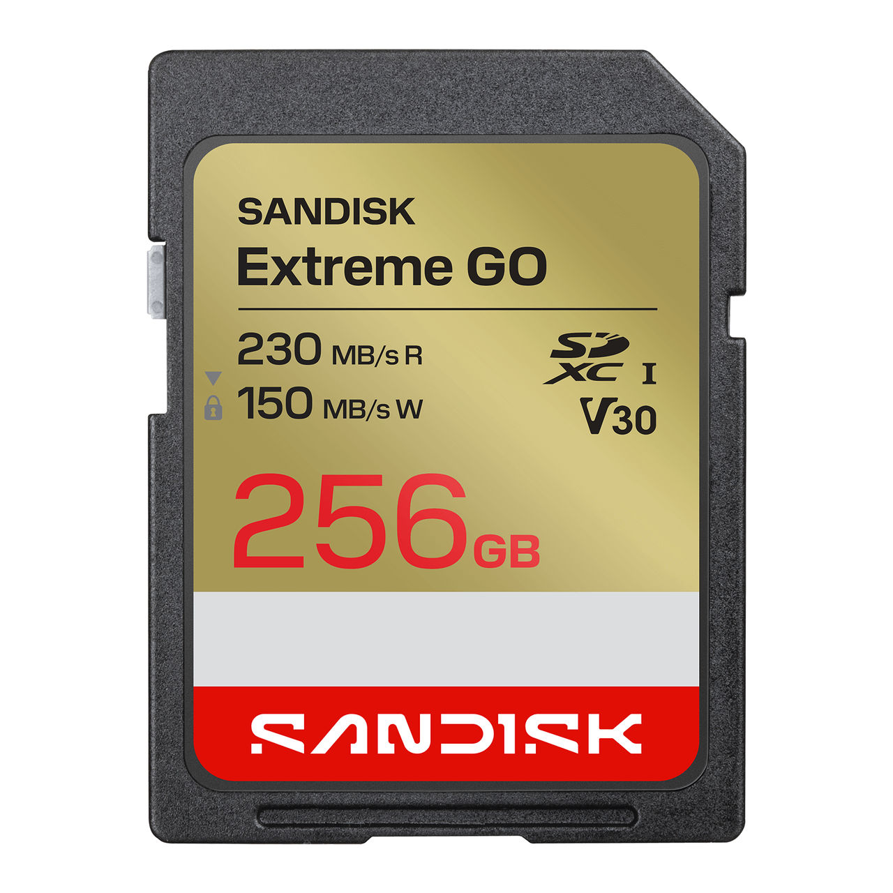 Карта памяти SanDisk SDXC 256GB Extreme GO UHS-I V30 230/150 МБ/с