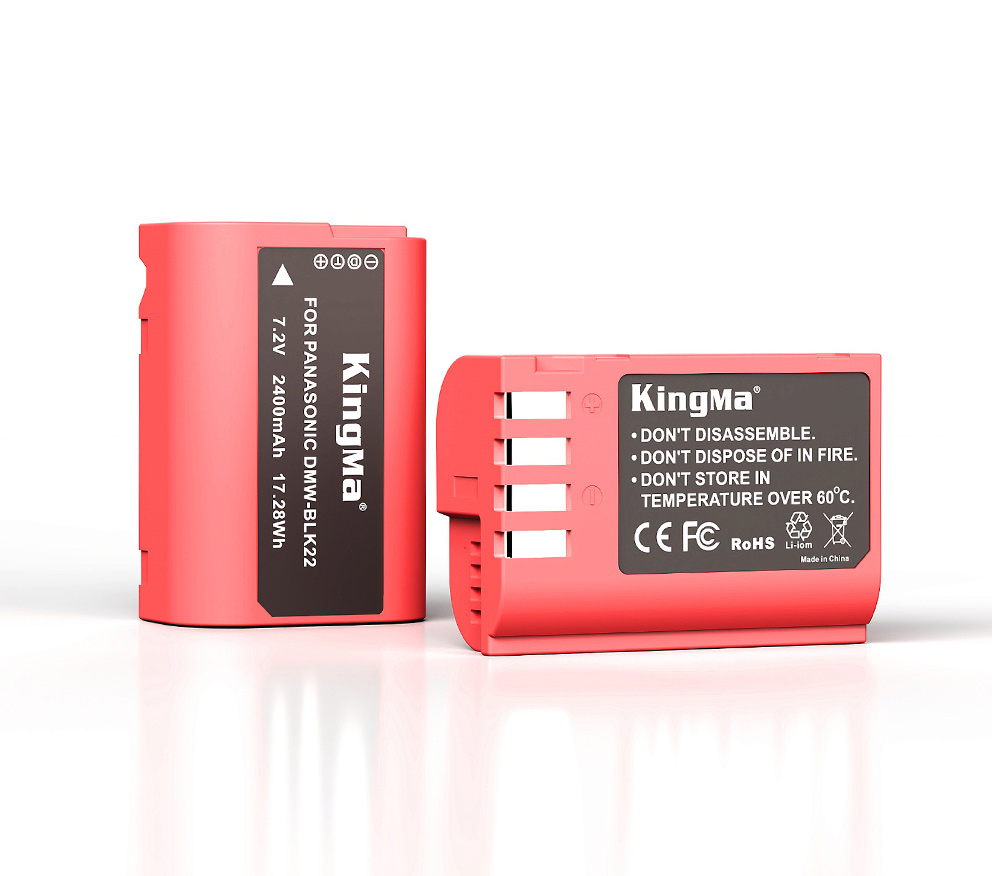 Аккумулятор Kingma DMW-BLK22H, с защитным кейсом, 2400 мАч