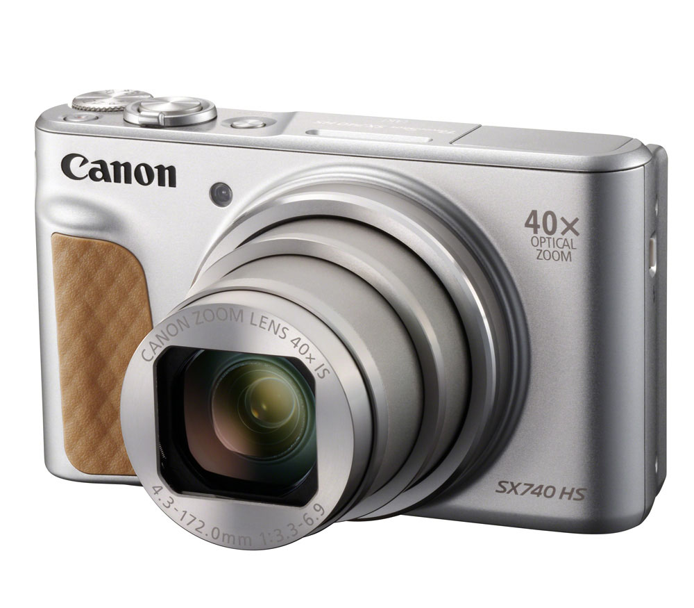 Компактный фотоаппарат Canon PowerShot SX740 HS, серебристый