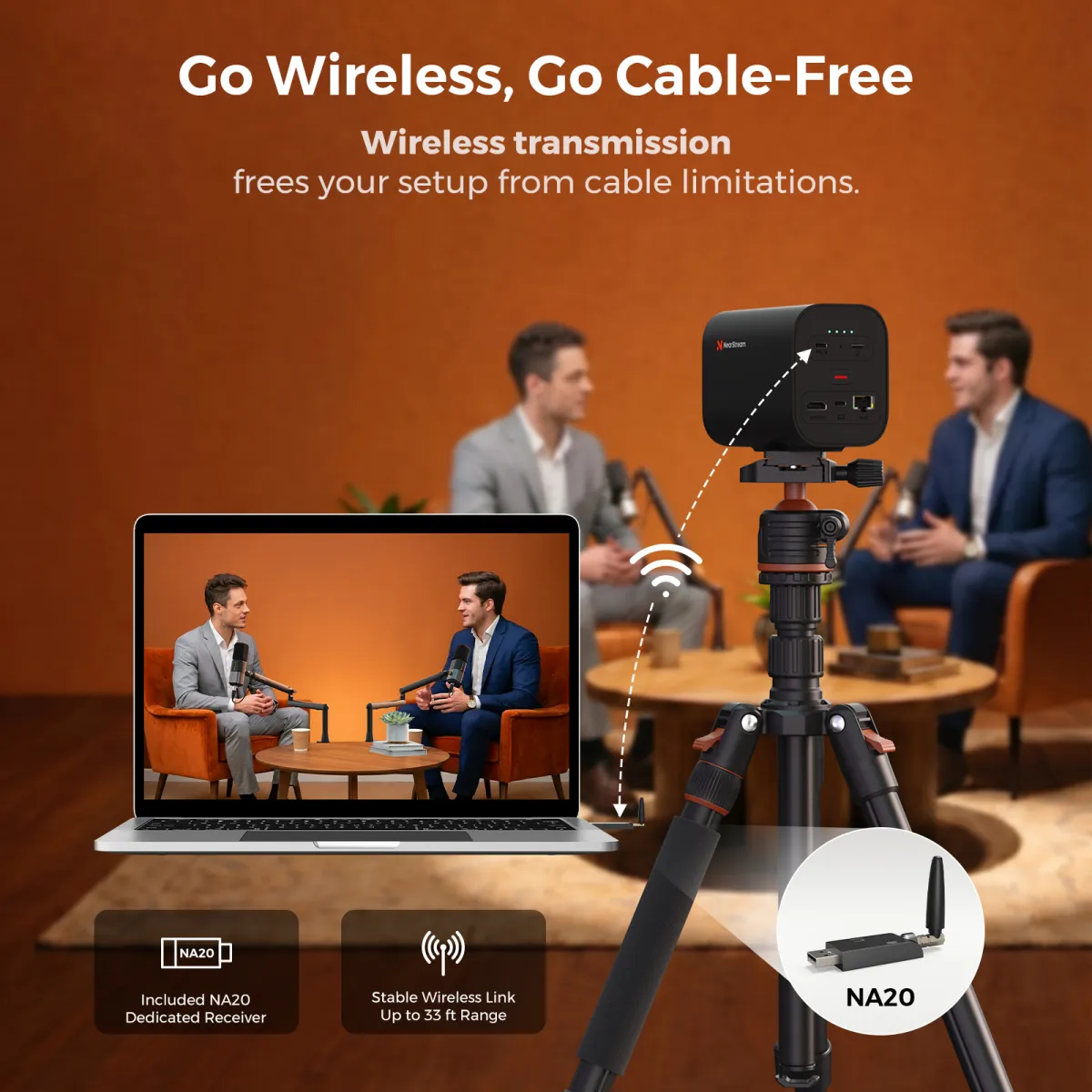 Веб-камера Nearity NearStream VM20 Pro, 4K, 10х опт. зум, HDMI, USB, Ethernet