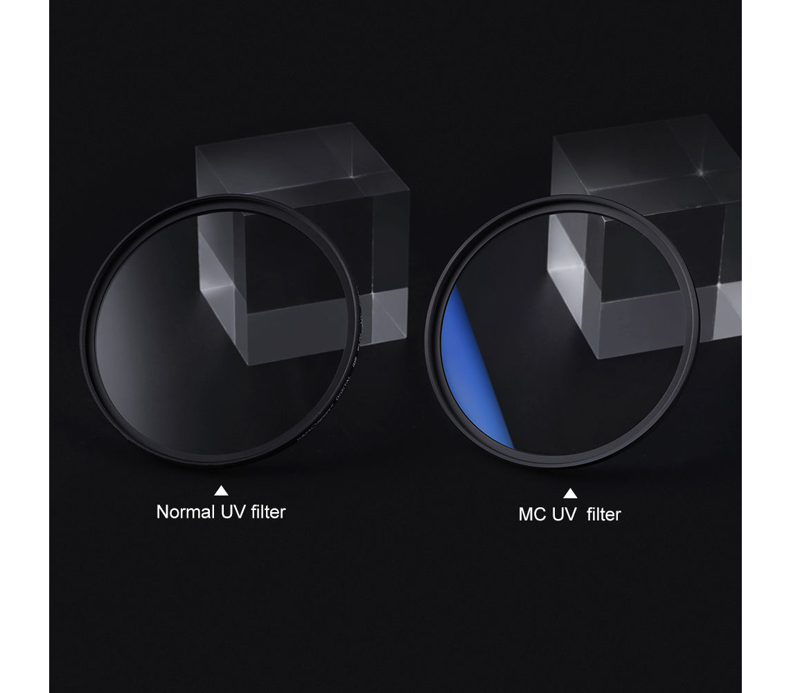 Светофильтр K&F Concept HMC UV, Blue Coated, 58 мм