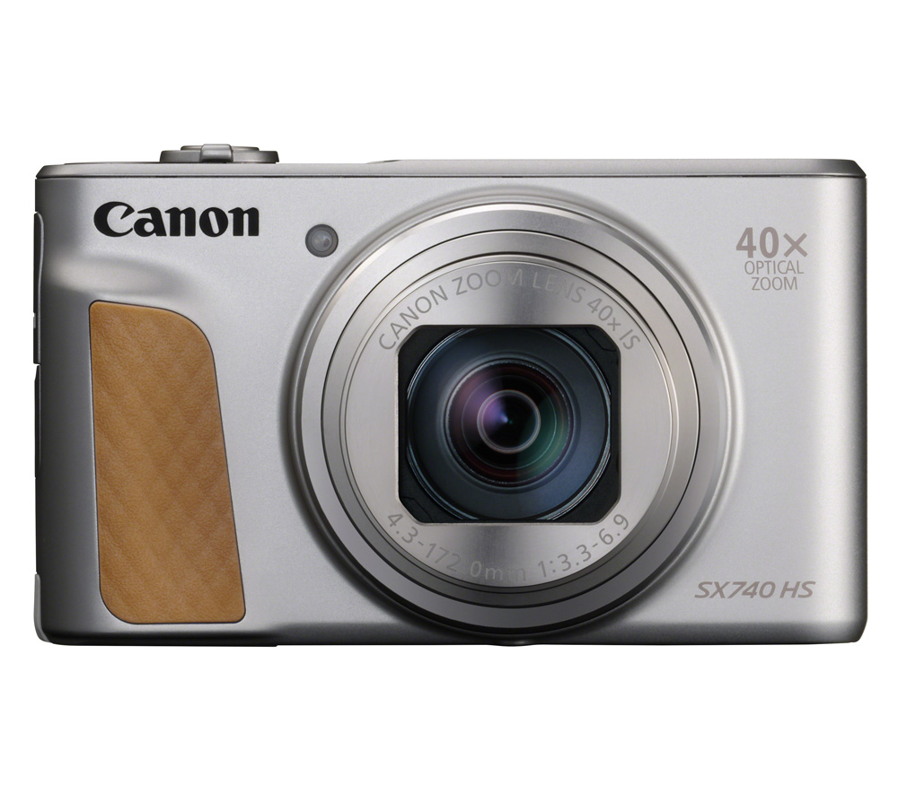 Компактный фотоаппарат Canon PowerShot SX740 HS, серебристый