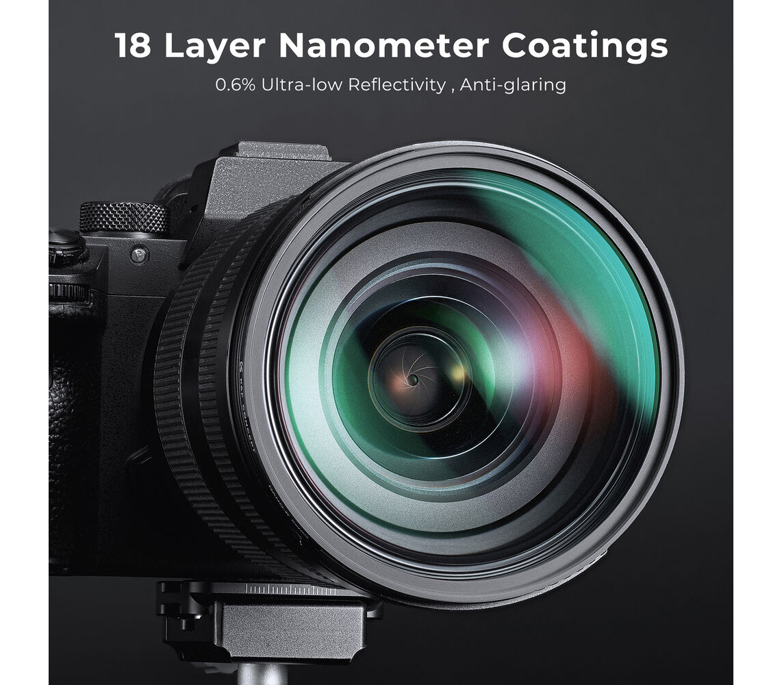 Светофильтр K&F Concept C-Series Black Mist 1/4, Green Coating, 49 мм