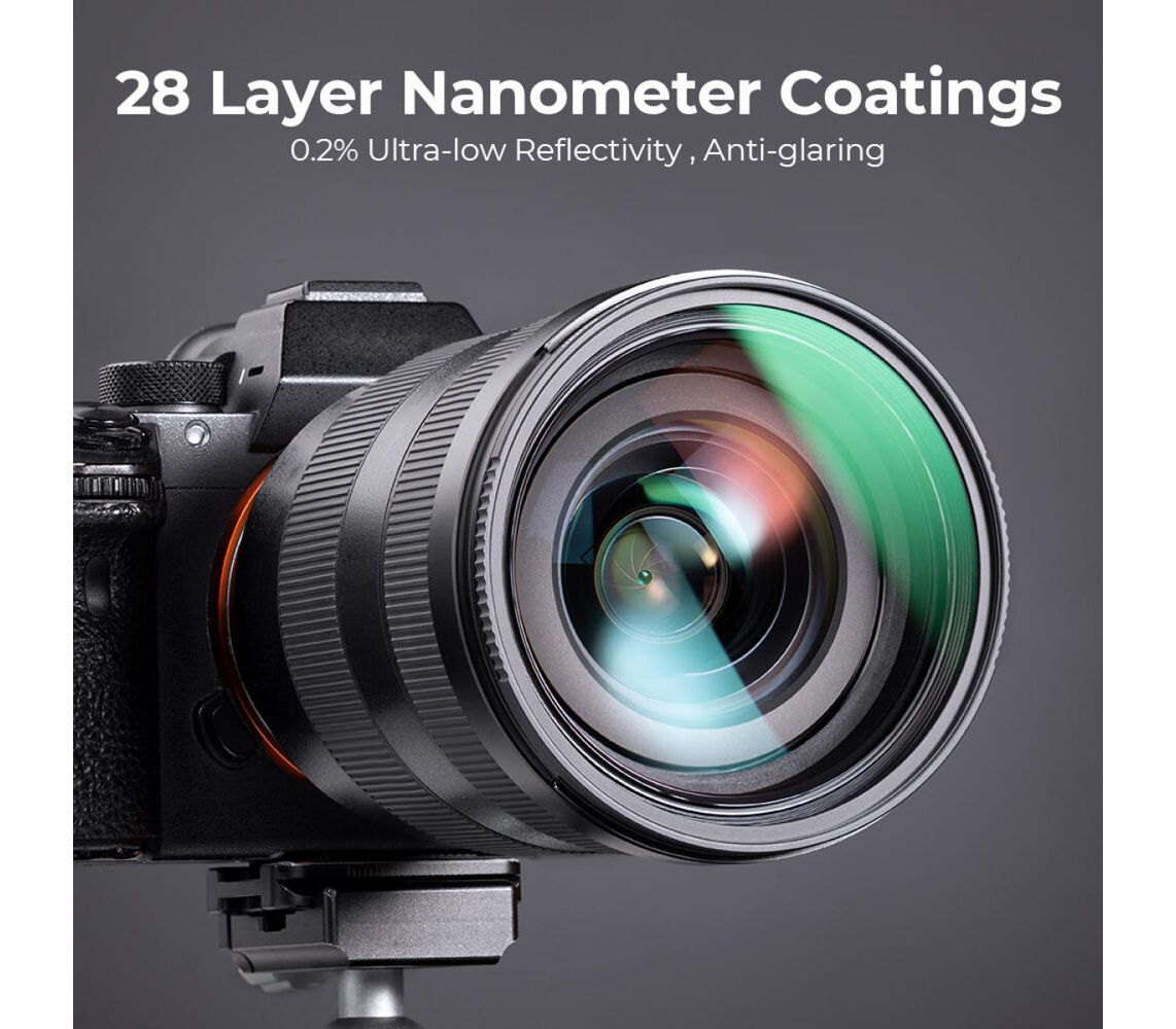 Светофильтр K&F Concept Nano-X B270 MCUV, Green Coated, 52 мм