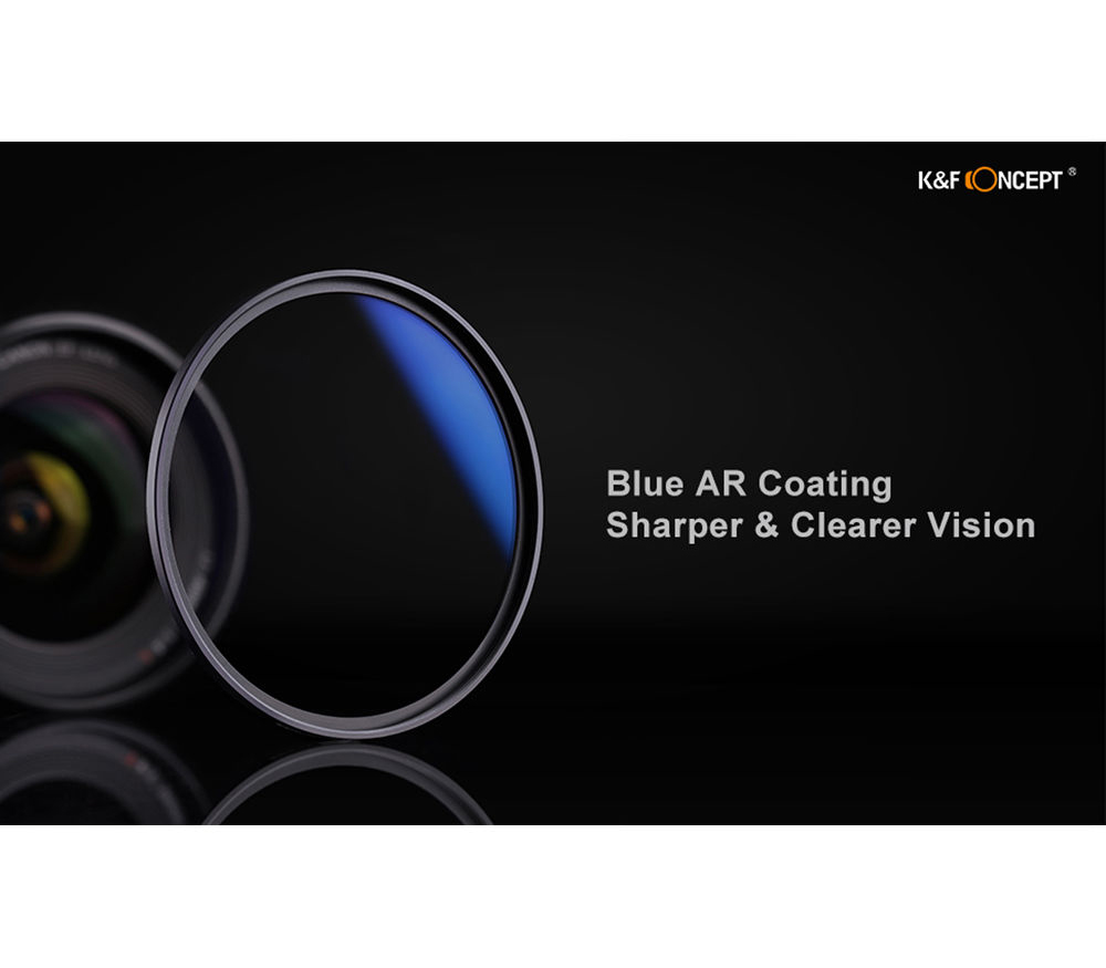 Светофильтр K&F Concept HMC UV, Blue Coated, 67 мм