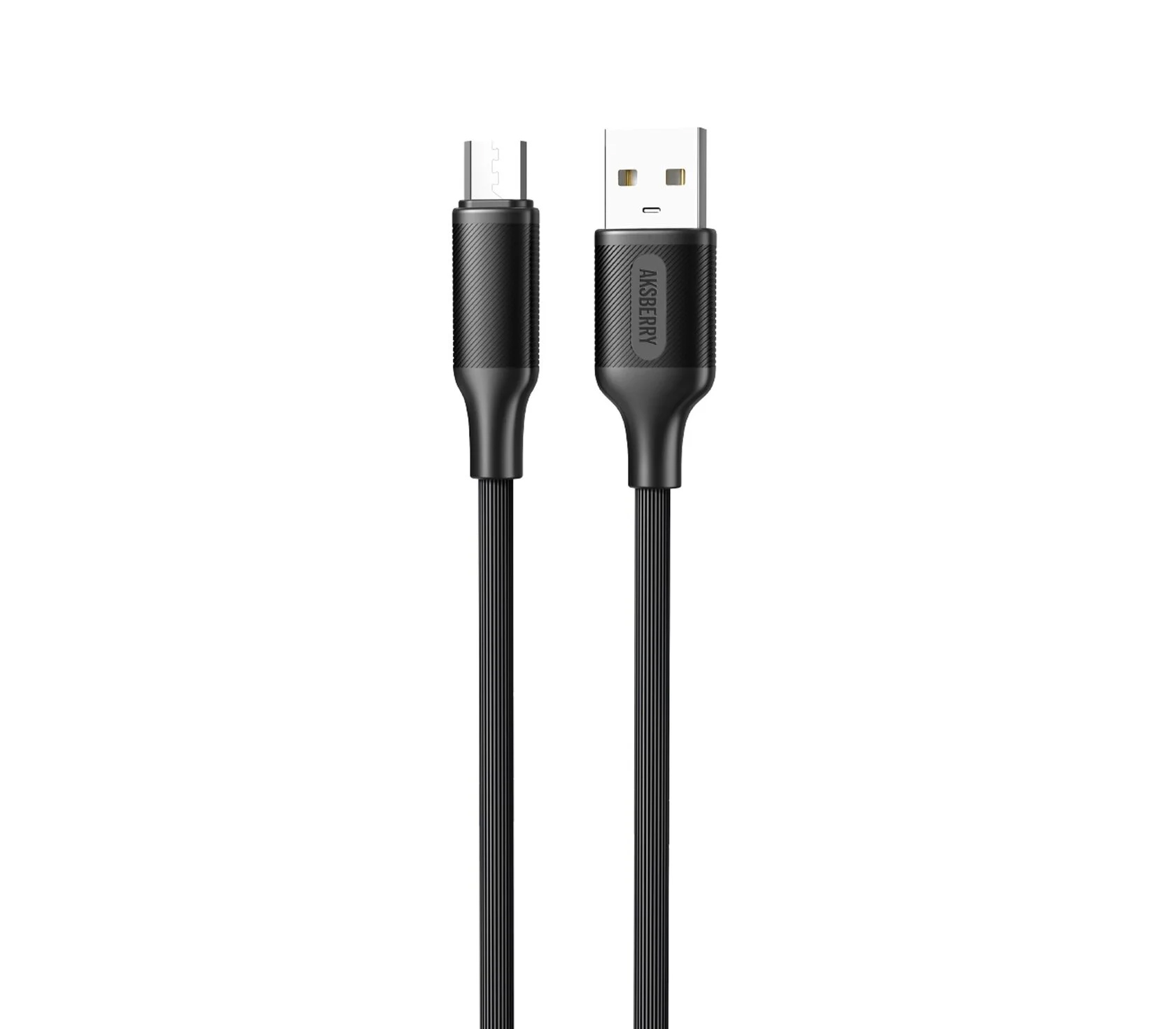 Кабель Aksberry X154, USB-A - MicroUSB, 1.5 м, черный