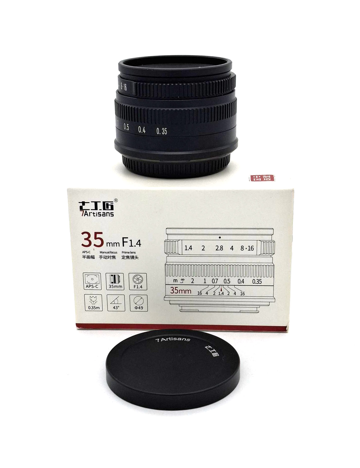 Объектив 7Artisans 35mm f/1.4 MFT (состояние 5-) (б/у)