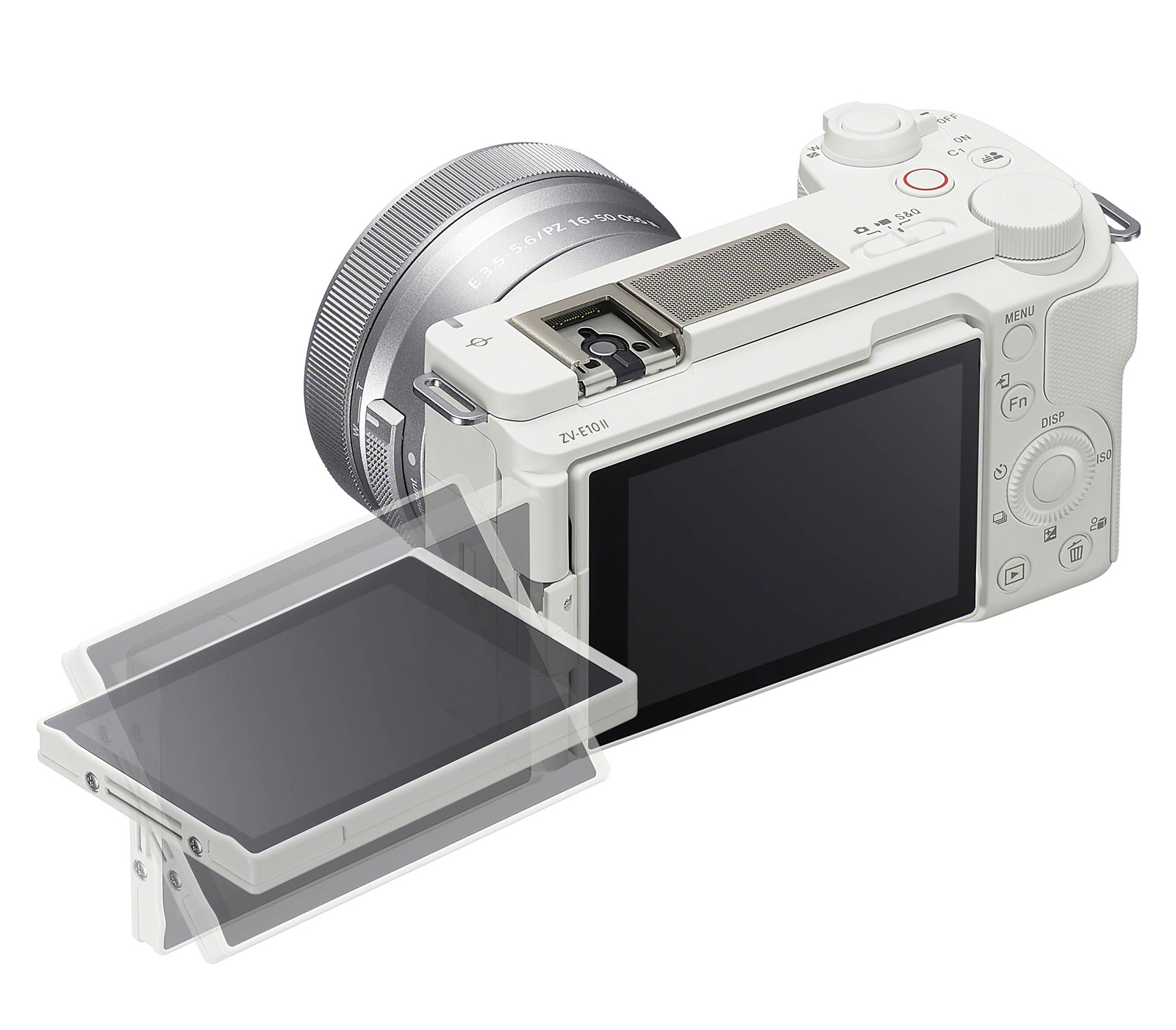 Беззеркальный фотоаппарат Sony ZV-E10 II Kit 16-50mm II + 55-210mm, белый