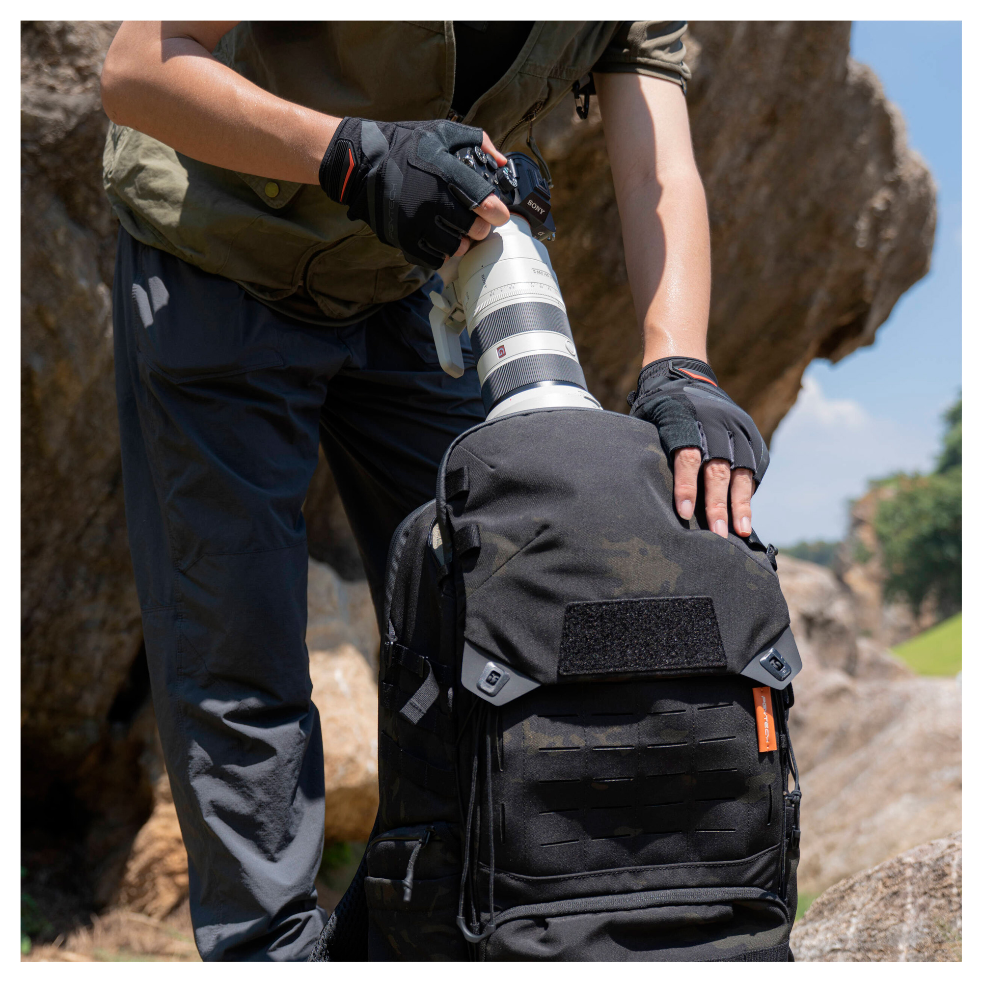 Рюкзак PGYTECH OneMo Tactical Backpack 35L, цвет: Coyote Brown
