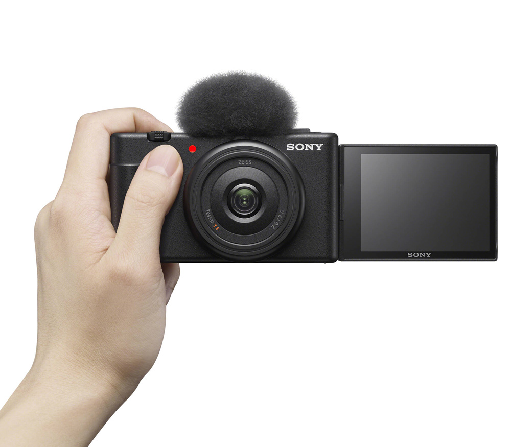 Компактный фотоаппарат Sony ZV-1F черный (уцененный)