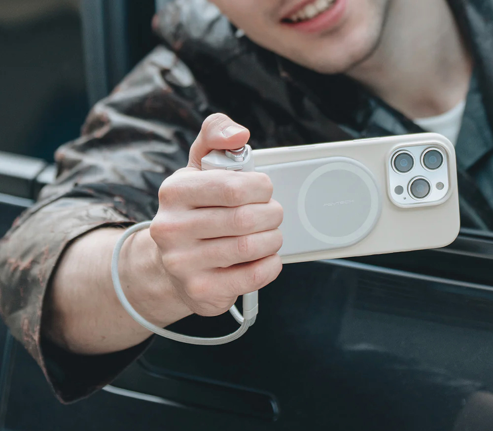 Держатель для телефона PGYTECH MagCam Phone Grip, магнитный, с кнопкой спуска, цвет: Mint Green
