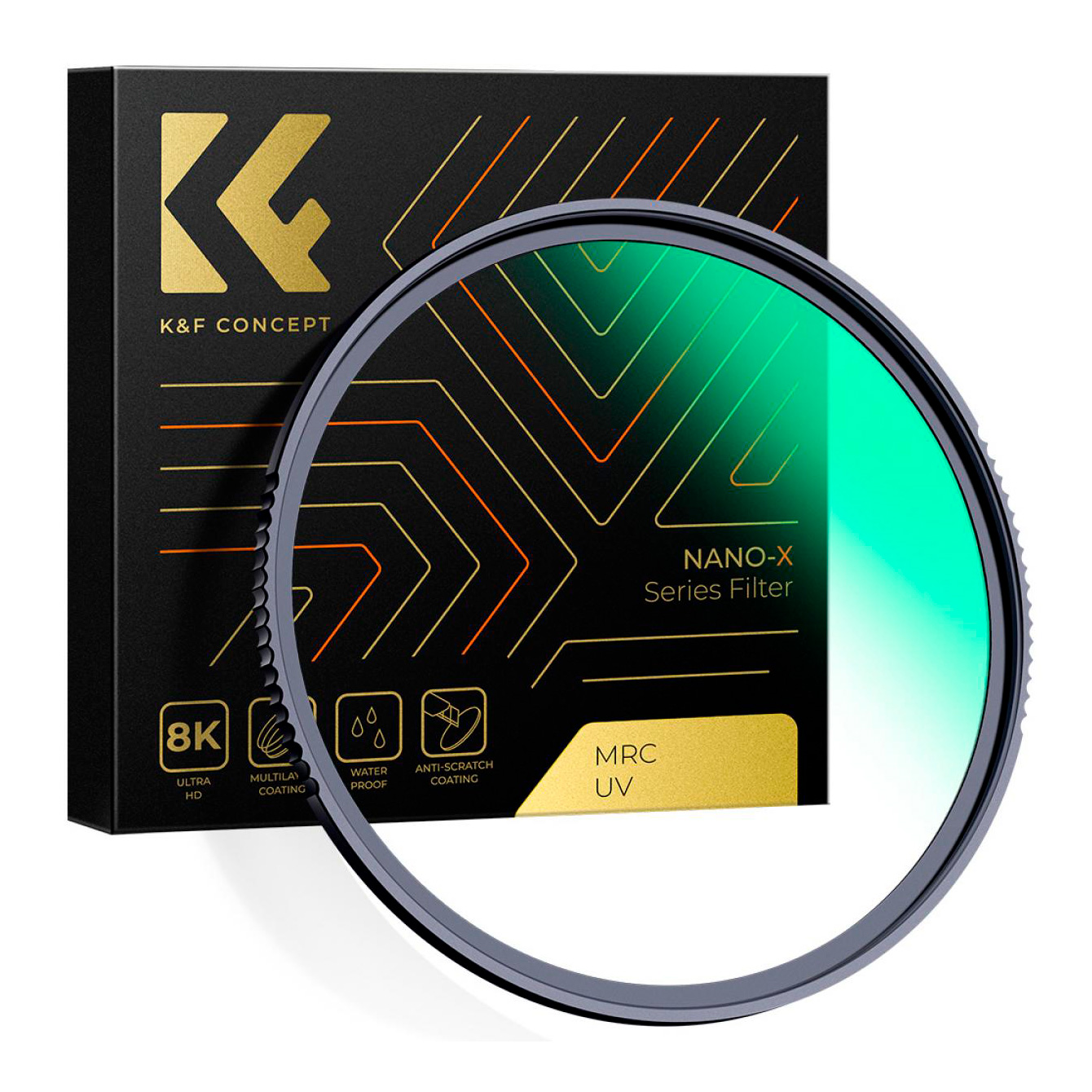 Светофильтр K&F Concept Nano-X B270 MCUV Green Coated, 95 мм