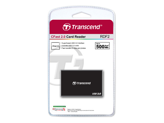 Карт-ридер Transcend RDF2 USB3.0 для CFast 2.0 (TS-RDF2)