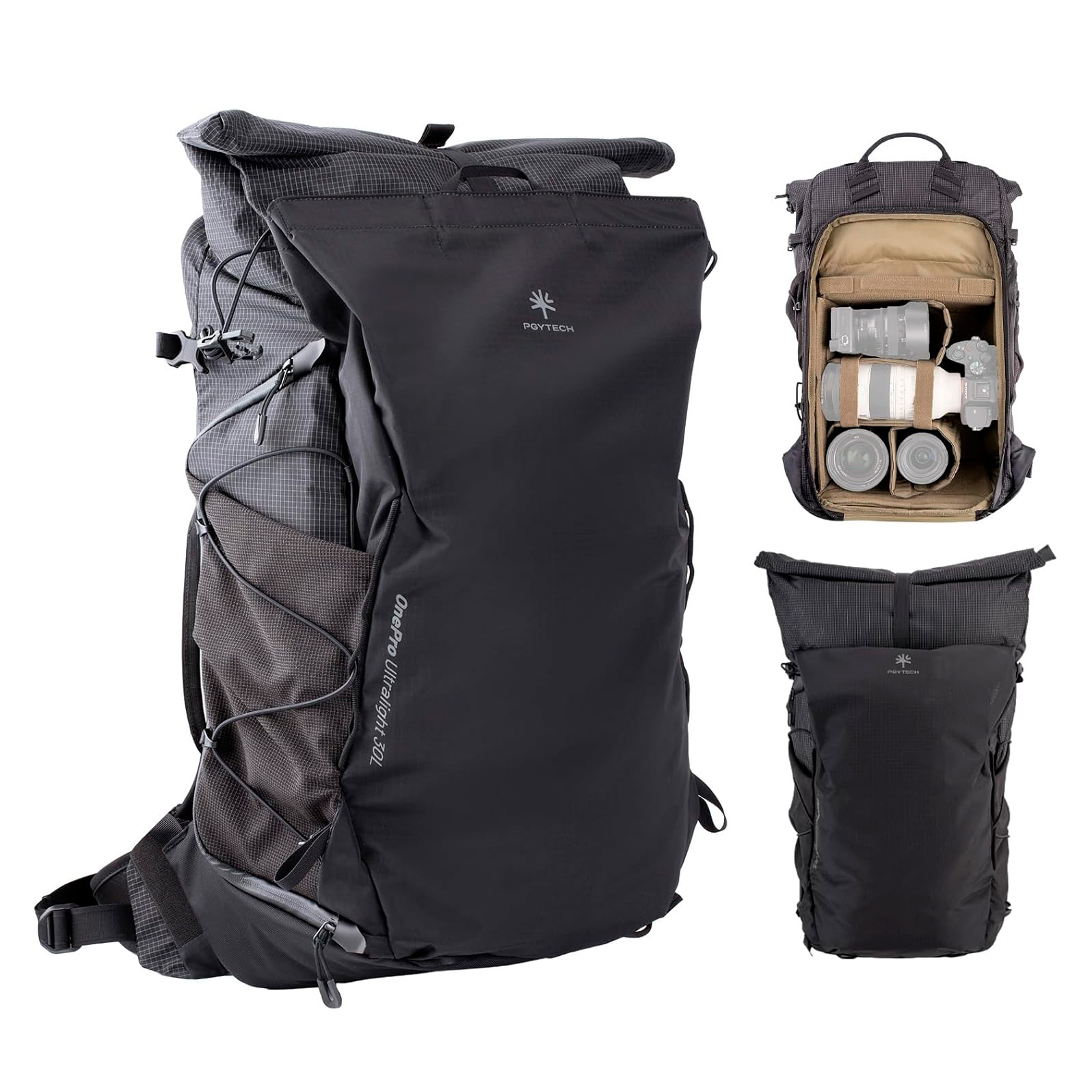 Рюкзак PGYTECH OnePro Ultralight Backpack 40L, цвет: Space Black