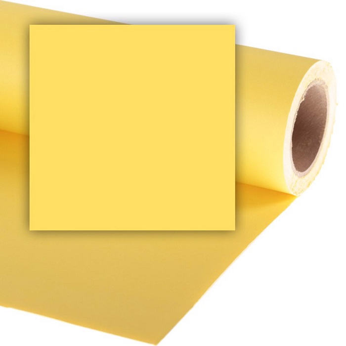 Фон VIBRANTONE 12 Sunflower, бумажный, 1.35 x 11 м, желтый