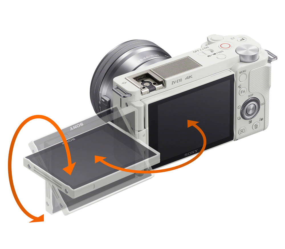 Беззеркальный фотоаппарат Sony ZV-E10 Kit 16-50 II, белый