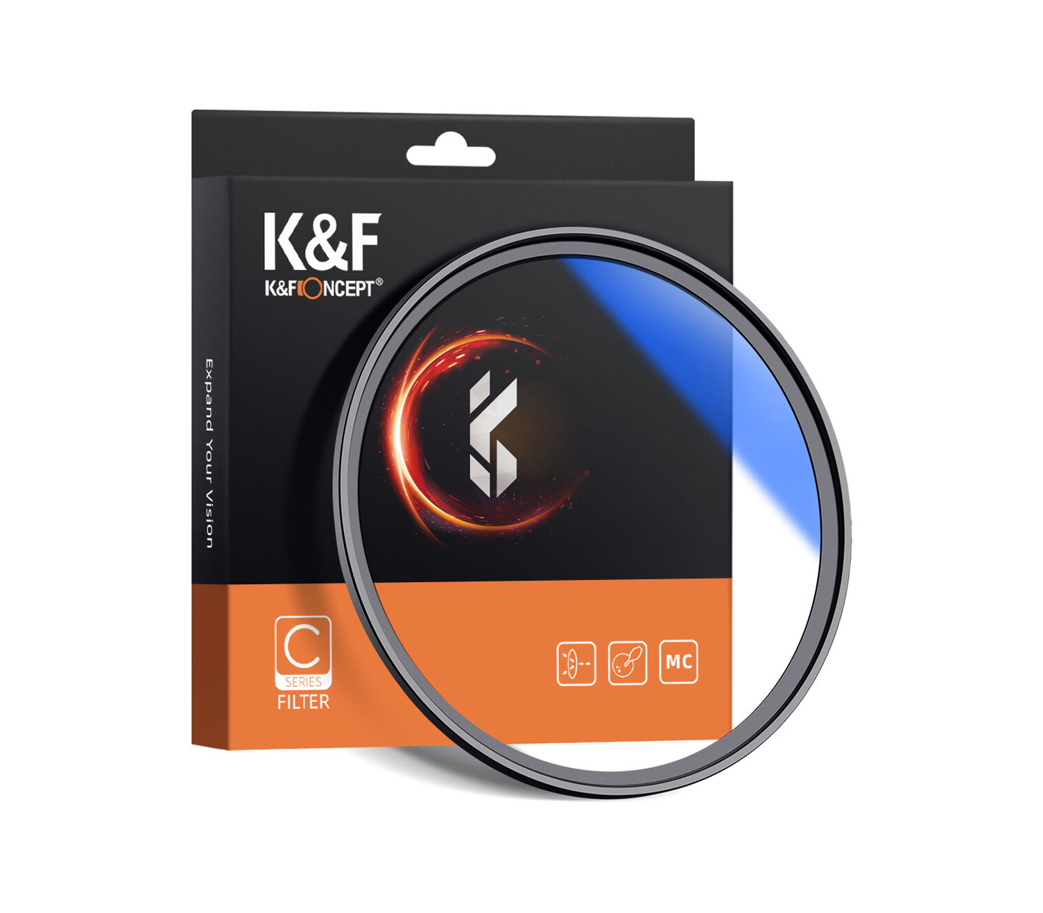 Светофильтр K&F Concept HMC UV, Blue Coated, 43 мм