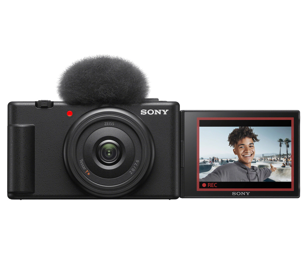 Компактный фотоаппарат Sony ZV-1F черный (уцененный)