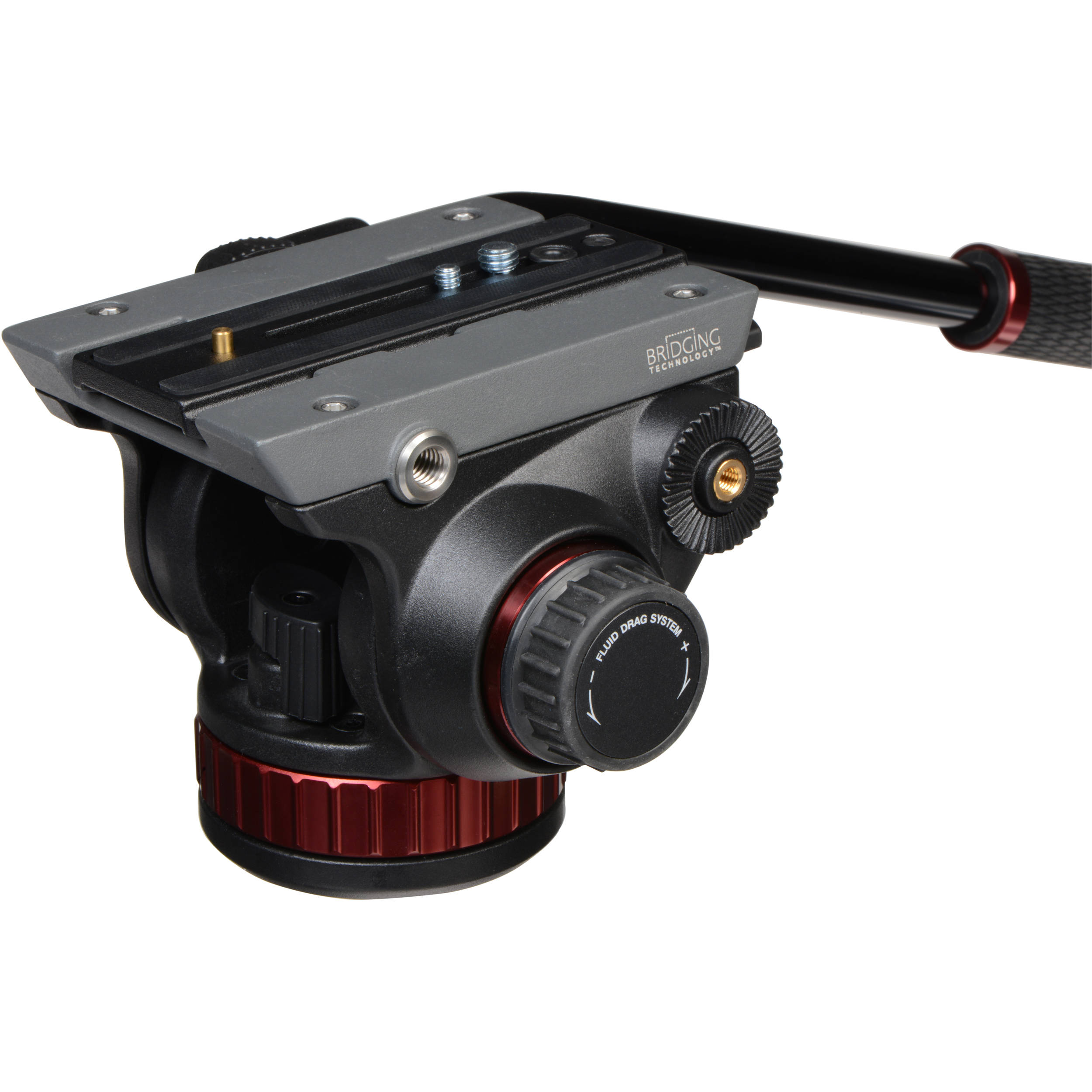 Штативная головка Manfrotto MVH502AH, для видео, 2D, с плоской базой (уцененный)
