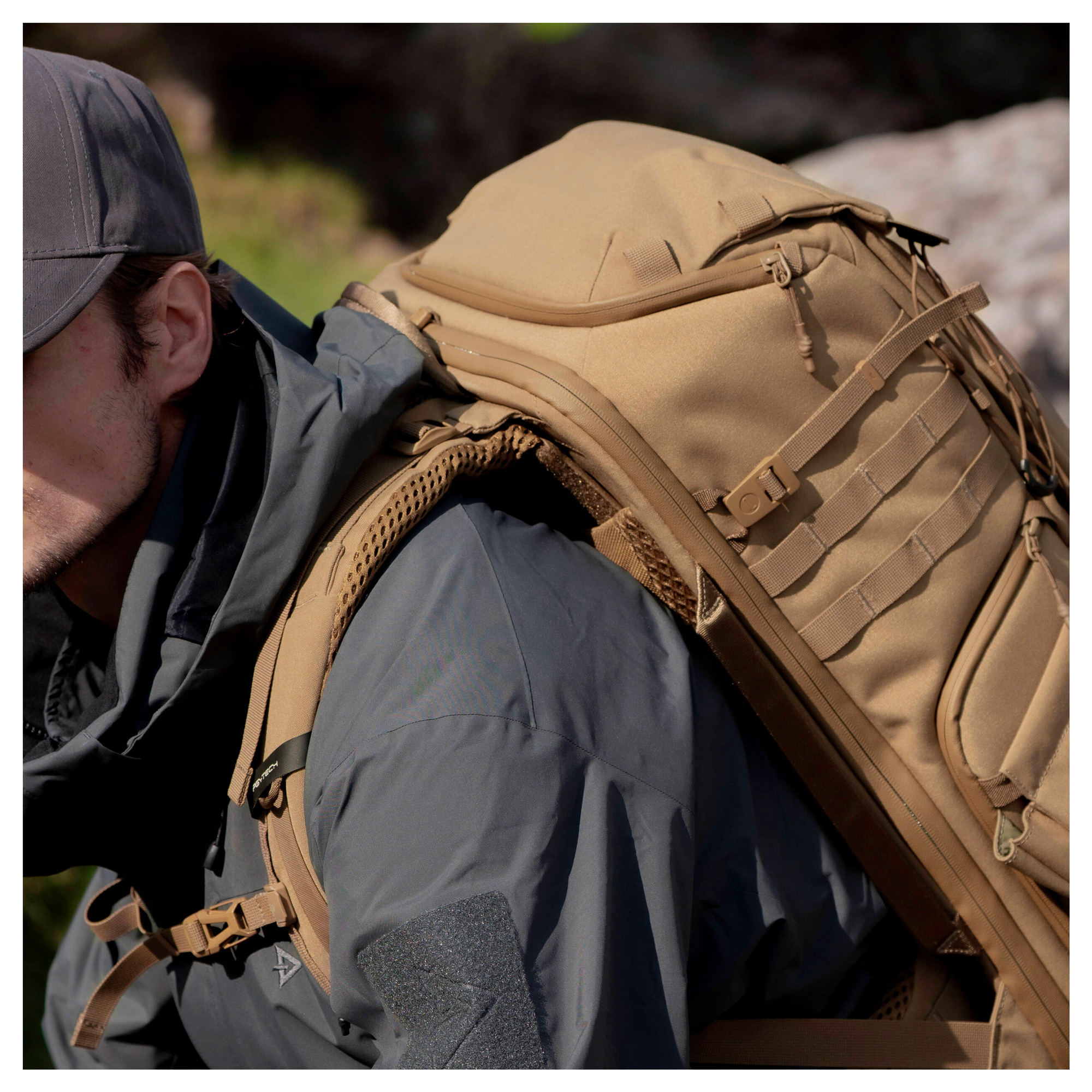 Рюкзак PGYTECH OneMo Tactical Backpack 35L, цвет: Coyote Brown