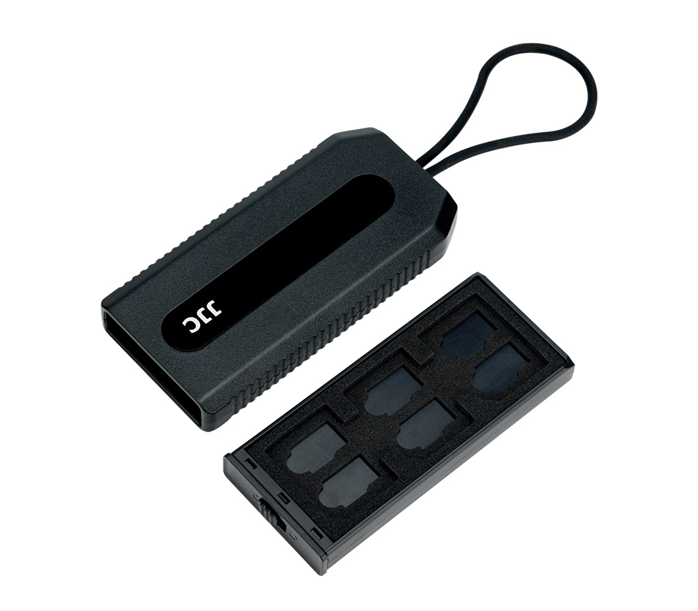 Кейс для карт памяти JJC MCK-SD6BK, 6х SD + 12х MicroSD