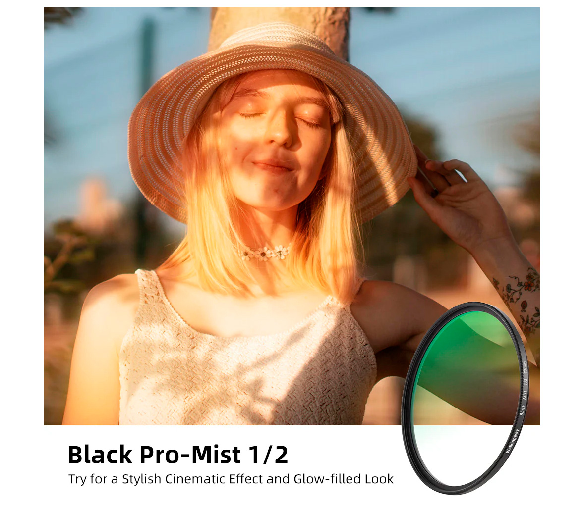 Светофильтр Walking Way Black Pro-Mist 1/2 49mm