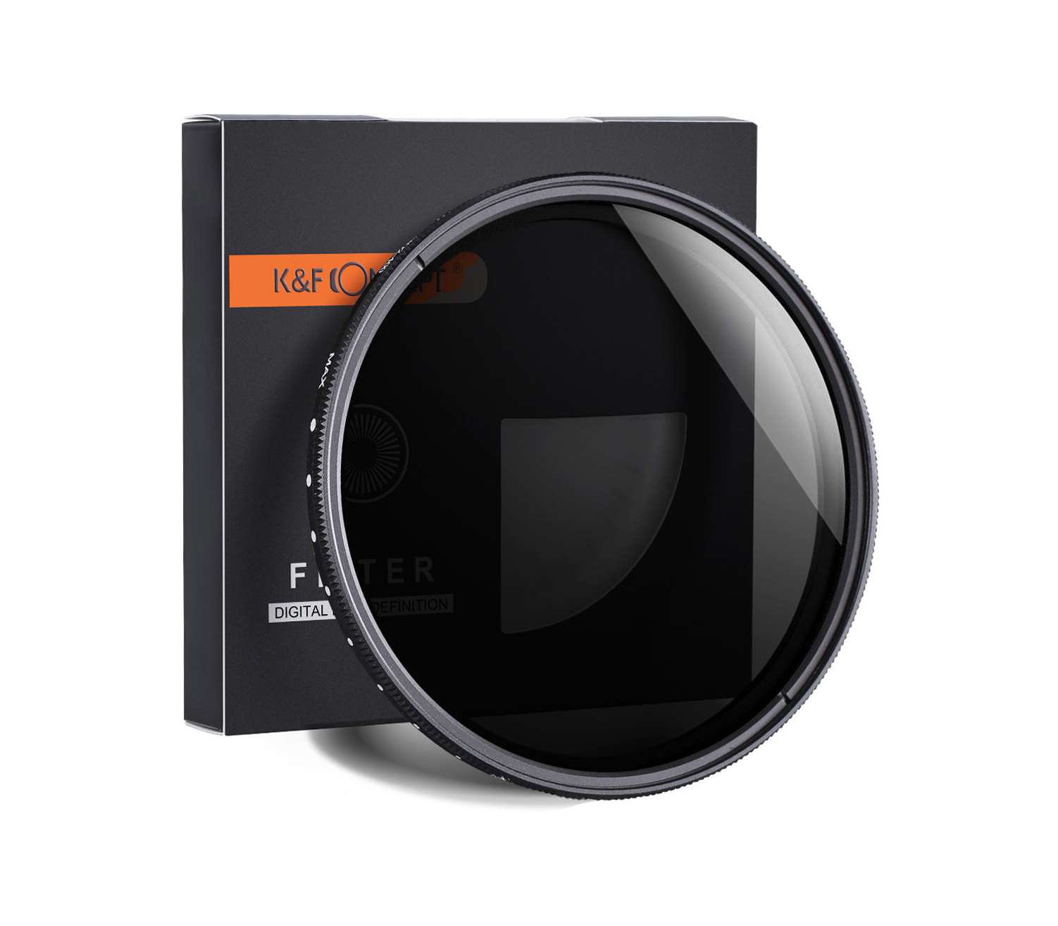 Светофильтр K&F Concept KV32 Slim Variable Fader NDX, ND2-ND400, 49 мм