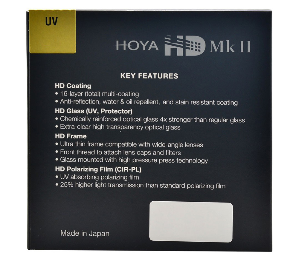 Светофильтр Hoya UV HD Mk II 55 mm