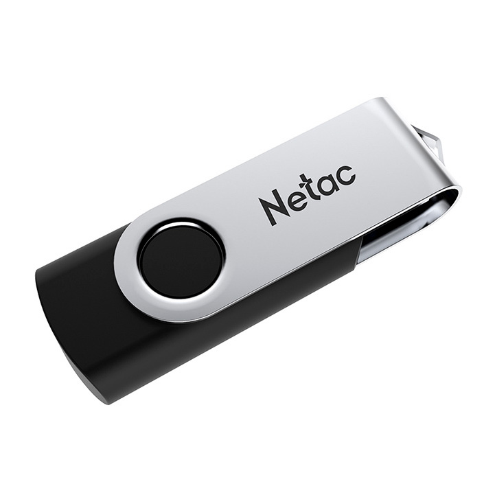 Накопитель Netac USB3 Flash 16GB U505, черный / серебро
