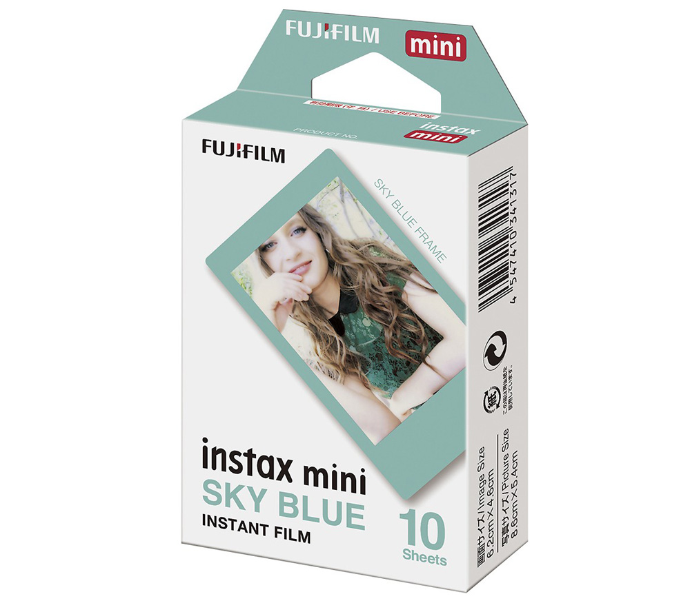 Картридж Fujifilm Instax Mini Sky Blue, 10 снимков