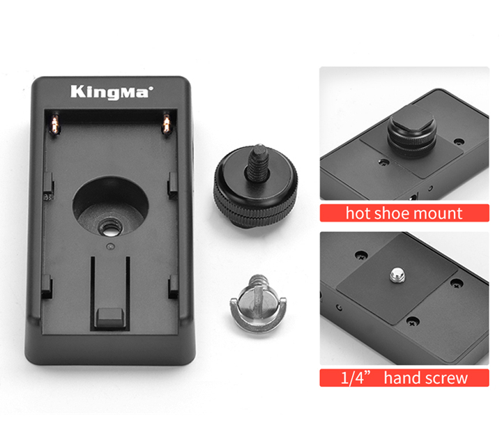 Адаптер питания Kingma DR-FW50 + площадка BM-F980D для батарей NP-F (уцененный)