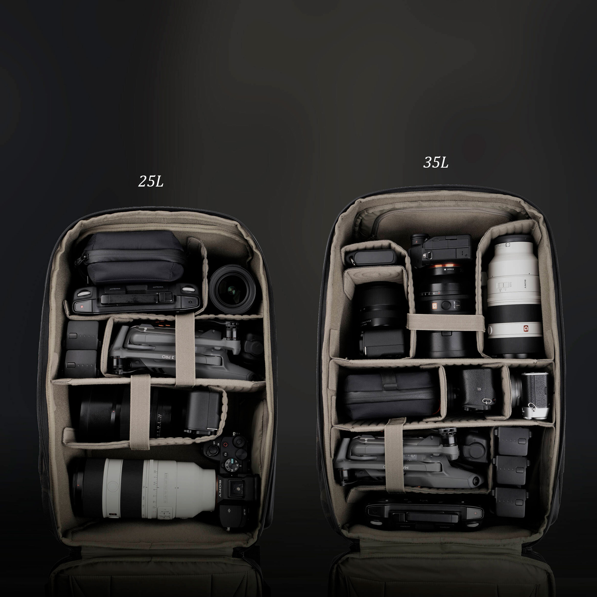 Рюкзак PGYTECH OneMo Tactical Backpack 35L, цвет: Coyote Brown