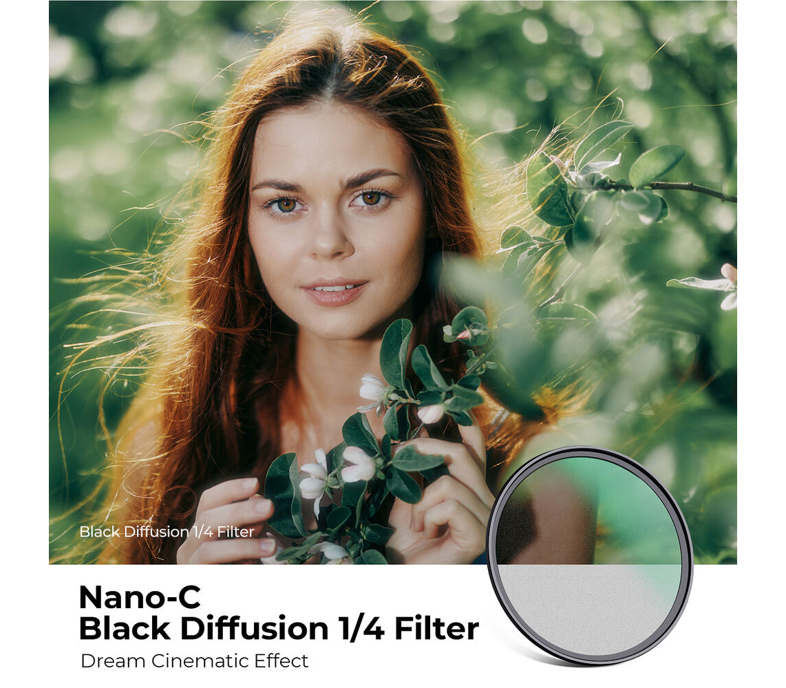 Светофильтр K&F Concept C-Series Black Mist 1/4, Green Coating, 49 мм