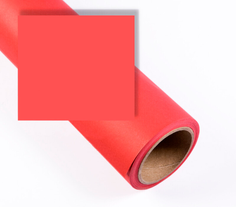 Фон VIBRANTONE 16 Red, бумажный, 1.35 x 6 м, красный