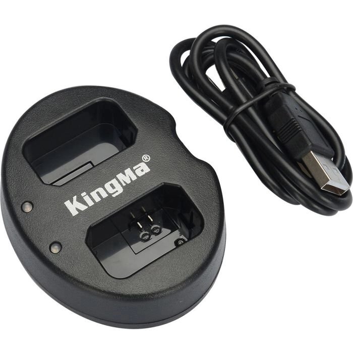 Зарядное устройство Kingma BM015-BLK22 для 2 DMW-BLK22