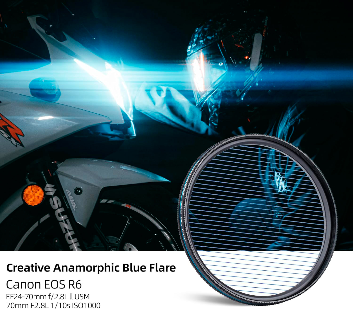 Светофильтр Walking Way Blue Streak 67mm