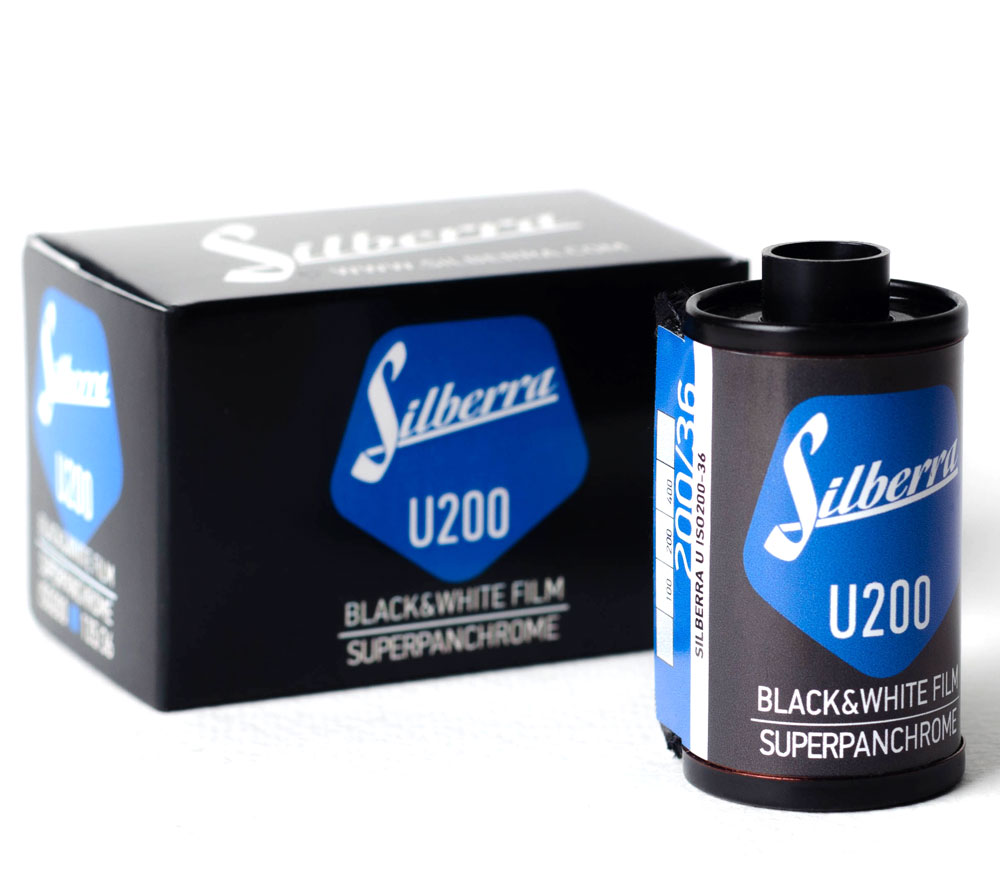 Фотопленка Silberra U200, ч/б негативная, 135 формат, 36 кадров