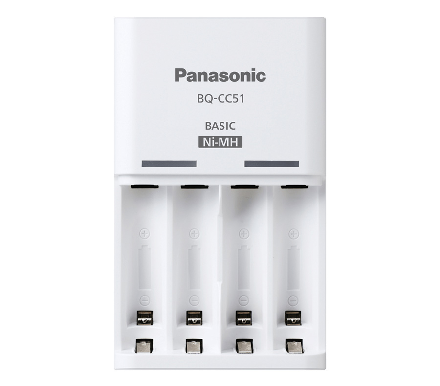 Зарядное устройство Panasonic Basic + 4 шт. Eneloop ААA 800 мАч (K-KJ51MCD04E)