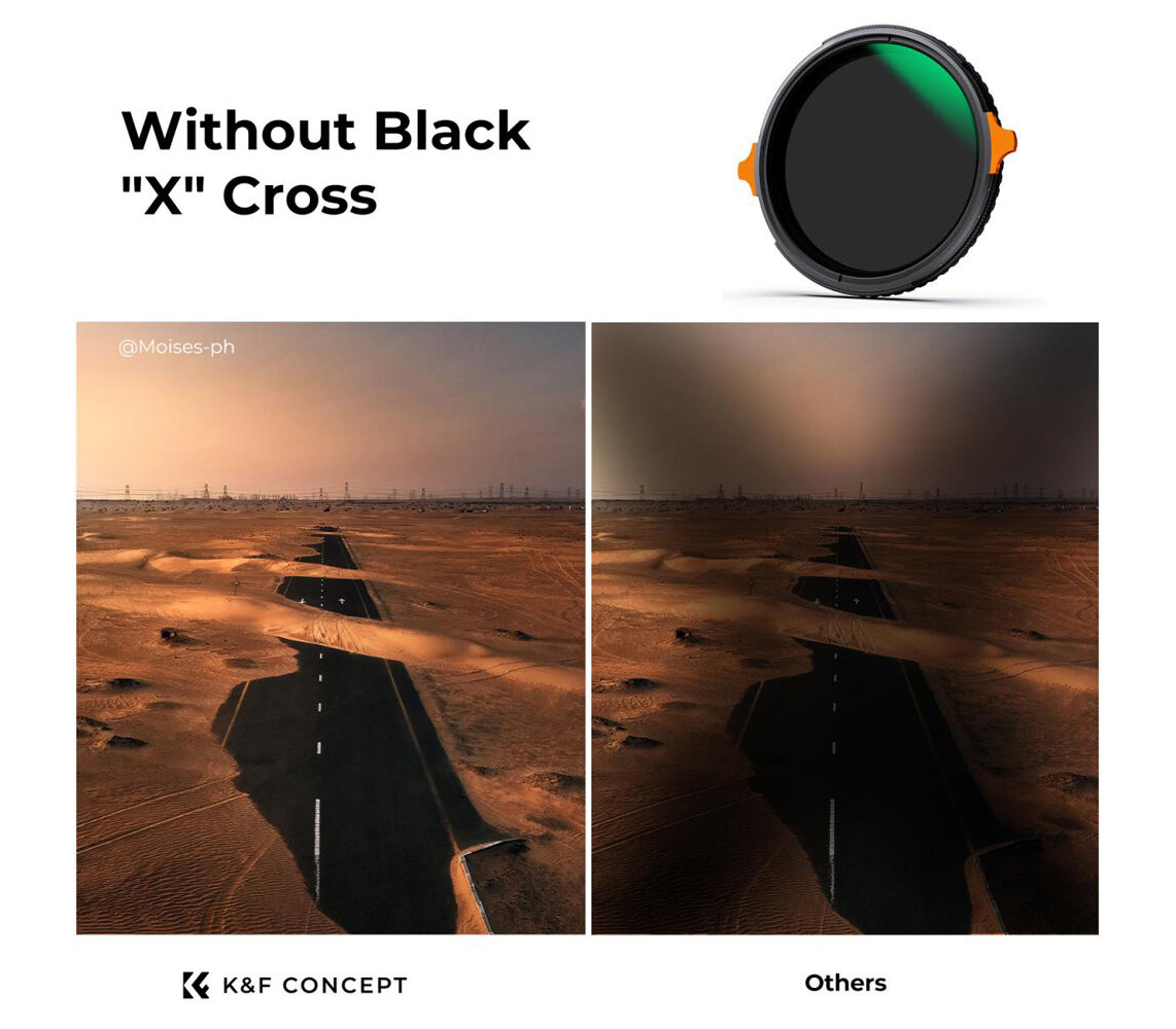 Светофильтр K&F Concept Nano-X ND4-ND64 / CPL, 72 мм