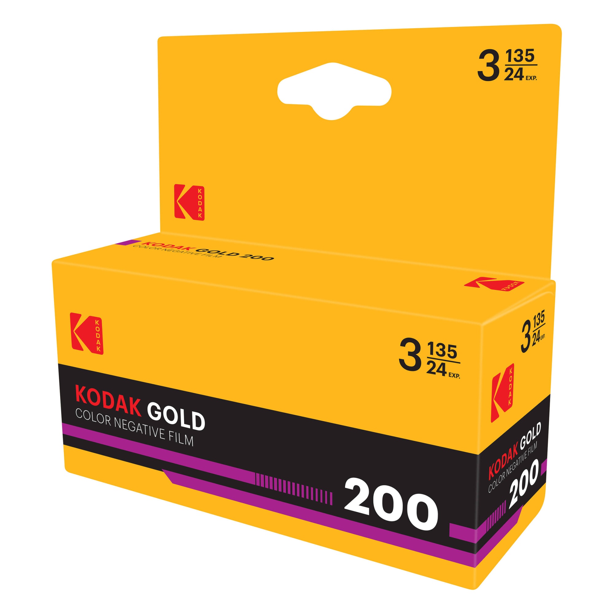 Фотопленка Kodak Eastman Gold 200 - 135, 24 кадра, 3 шт.