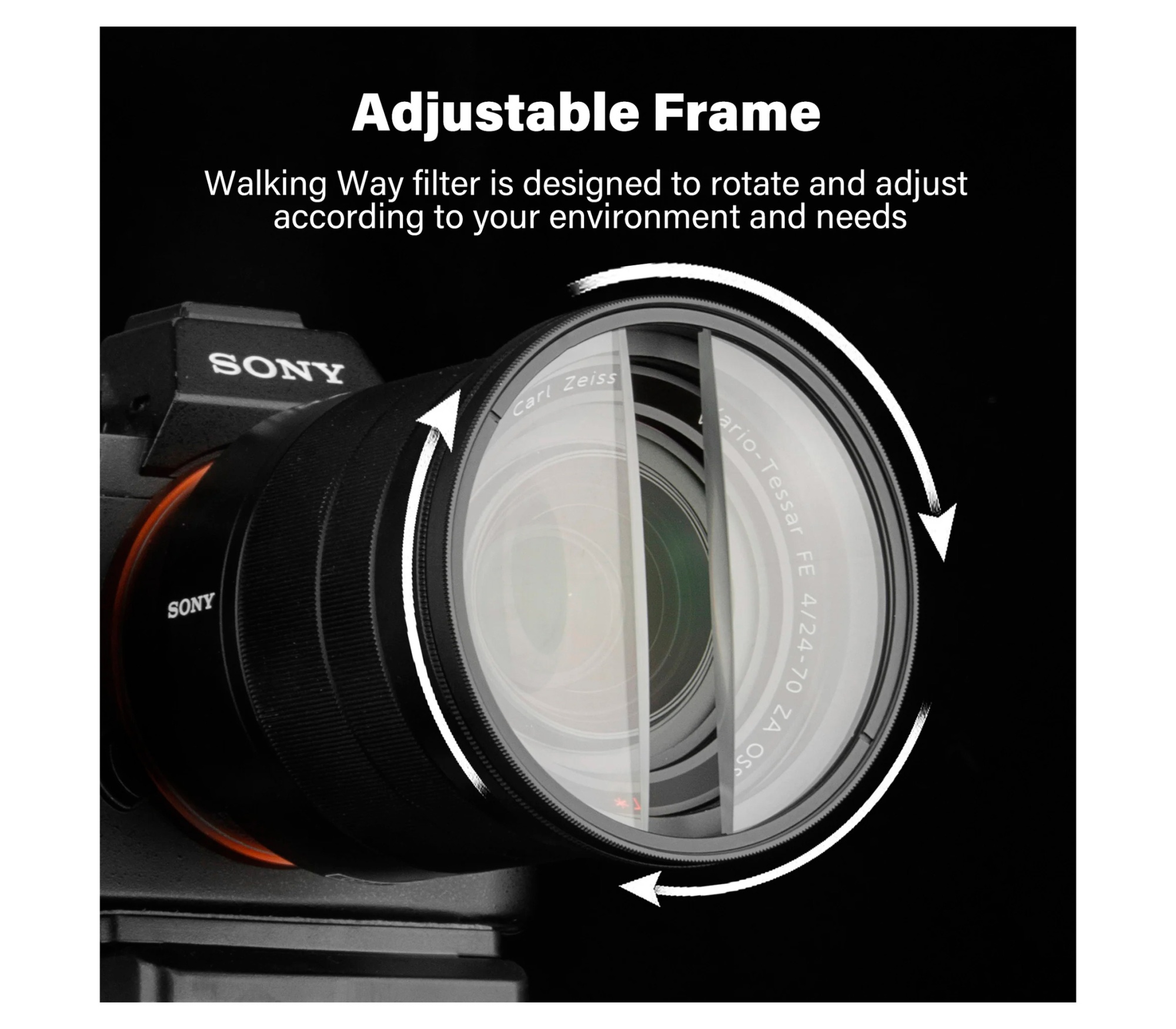 Светофильтр Walking Way Center Field Split Diopter Prism 52mm (уцененный)